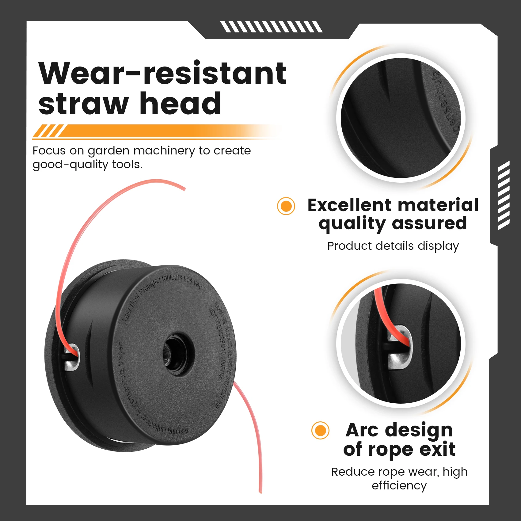 Головка триммера для Stihl FS55 FS56 FS66 FS76 FS90 Rep 4002 710 2168 25-2 аксессуары газонокосилки