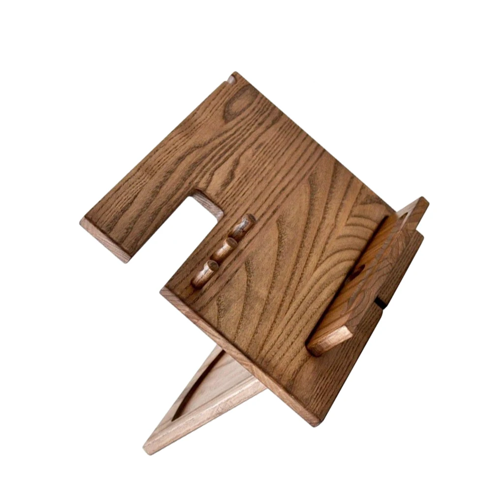 

Wood Multifunctional Phone Holder And Desk Supplies Organisers - Stay Productive And Organized With Ease Storage Rack