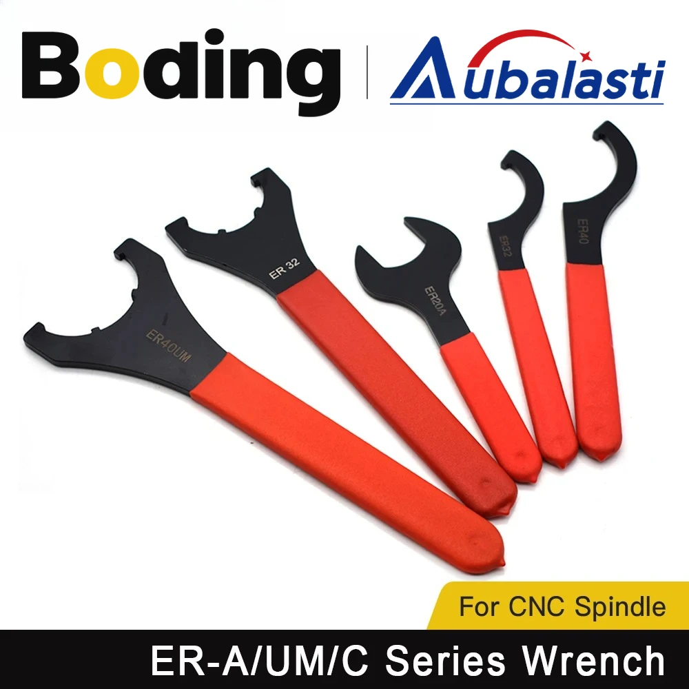 

Цанговый ключ Aubalasti ER32UM ER25UM ER40UM Цанговый гаечный ключ для использования для держателя цангового патрона Фрезерный инструмент с ЧПУ Токарный станок Инструменты