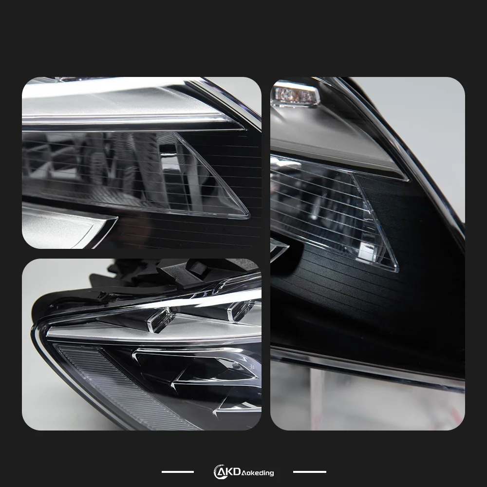Фото Автомобильные фары AKD для Audi Q7, линзы проектора, 2006-2009, фары Q7, сигнальные ДХО, автомобильные аксессуары №4