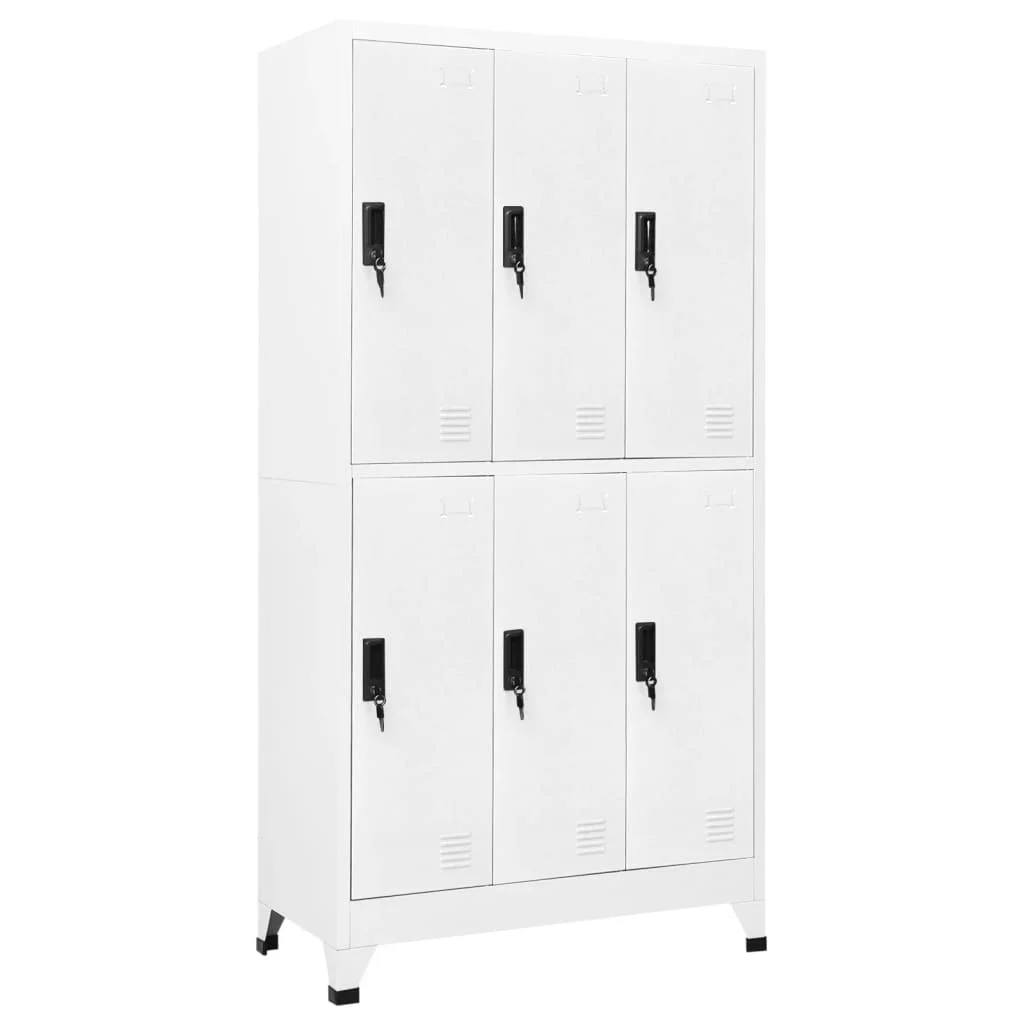 

Office Cabinet , Steel Locker Filing Cabinet, Office Furntain White 90x45x180 cm