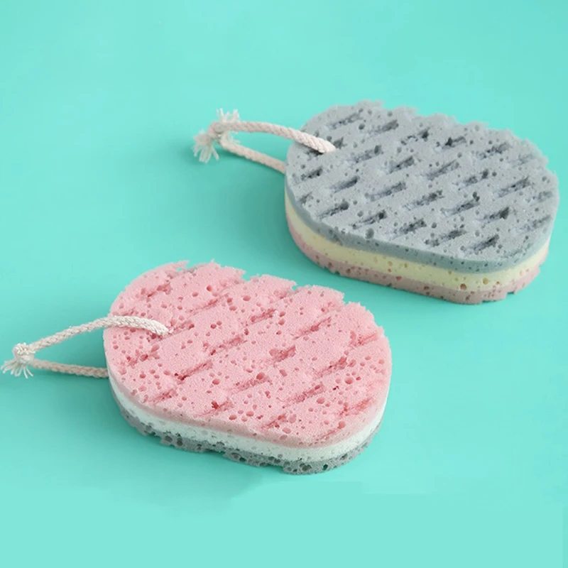 

Массажная губка для душа серая