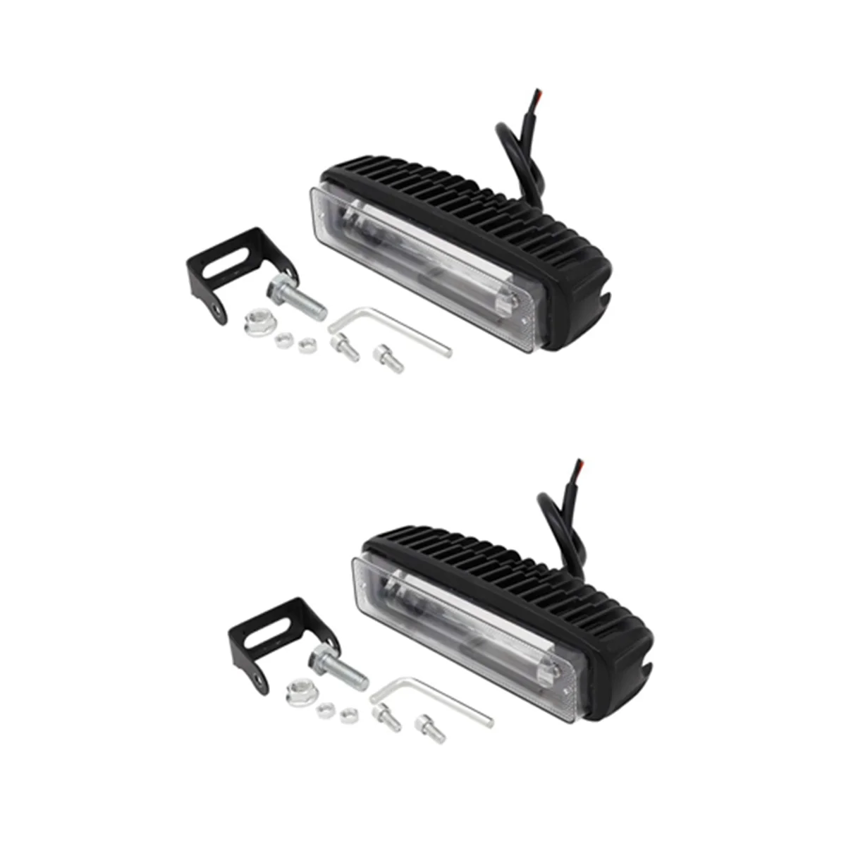 

1 Set 4 Inch 30W Red Line LED Forklift Truck Car Warning Lamp Safety Working Light Bar Warehouse Danger Area Light