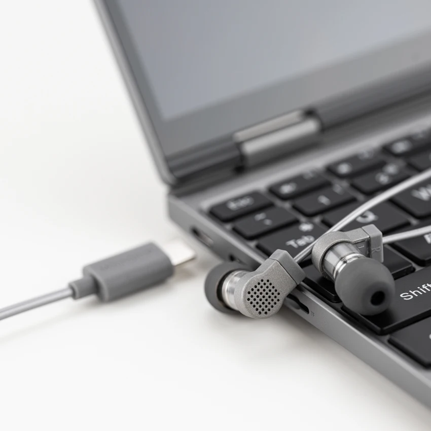 Фото MOONDROP Кварк 2 HiFi USB C наушники-вкладыши с микрофоном 32 бит/384 кГц аппаратное декодирование наушников №5
