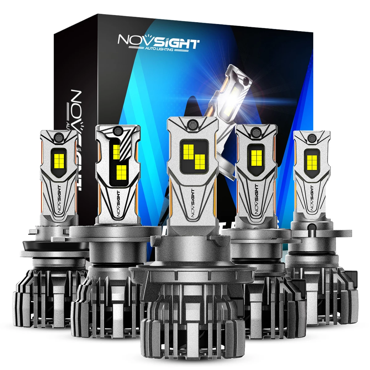 

NOVSIGHT H7 Led 140W 30000LM H4 Светодиодная лампа Canbus H11 H8 H9 9005 HB3 9006 HB4 H13 9007 9004 Супер яркие 6500K Лампы для автомобильных фар