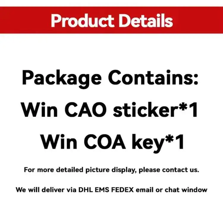 Win11 Cd Key Sticker 1pcs New version of Win11 Pro Key Sticker COA OEM license 1PC Win10/11 ...