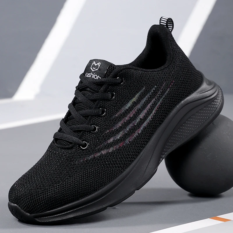 Big Size Woman Sports Sneakers Trail Running Casual Female Mesh Upper Breathable Soft Sole Marathon Jogging Track Training Shoes