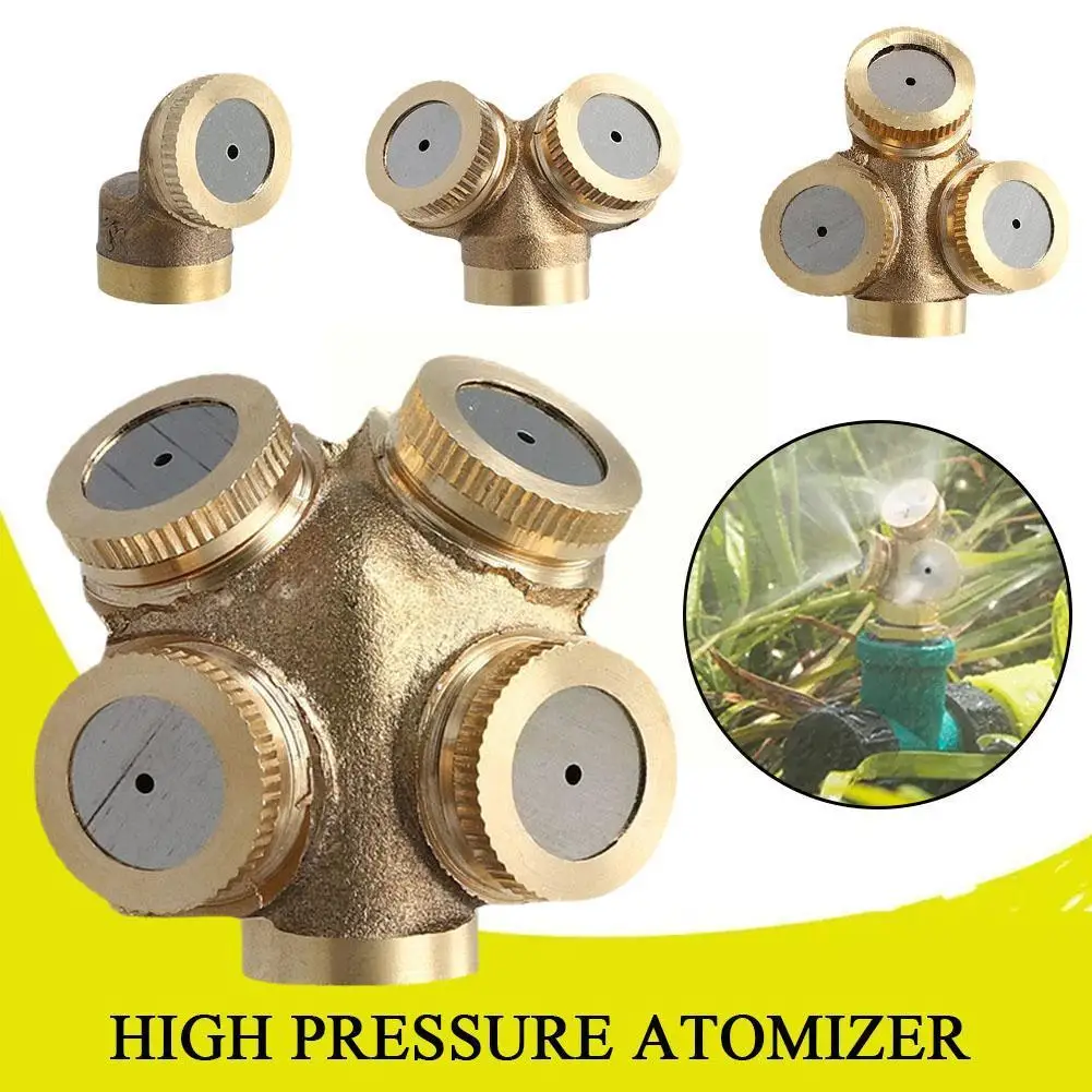 

1/4" Spray Misting Fog Nozzle Hole Garden Sprayer Nozzle Nozzle Refraction Sprayer Sprayer Accessories 1pcs 1pcs N2a8