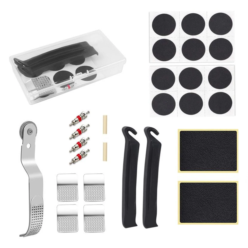 

25 шт./набор, профессиональные водонепроницаемые накладки для ремонта проколов велосипеда