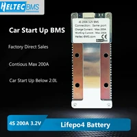 heltec new 12v bms 3s 4s 200a lipolifepo4 battery protection board 2000w 12v energy storagecar start up bms