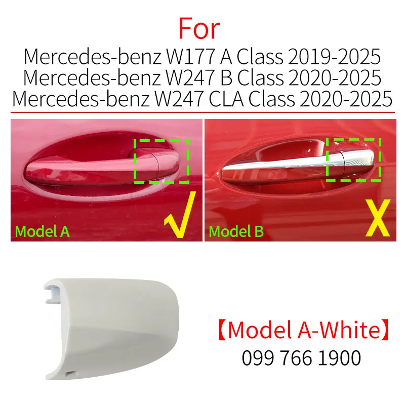 

Для Mercedes W177 W247 W118 Автомобильная внешняя дверная ручка, замок, отверстие для ключа, аксессуар для Benz A B CLA Class A180 B200 CLA220