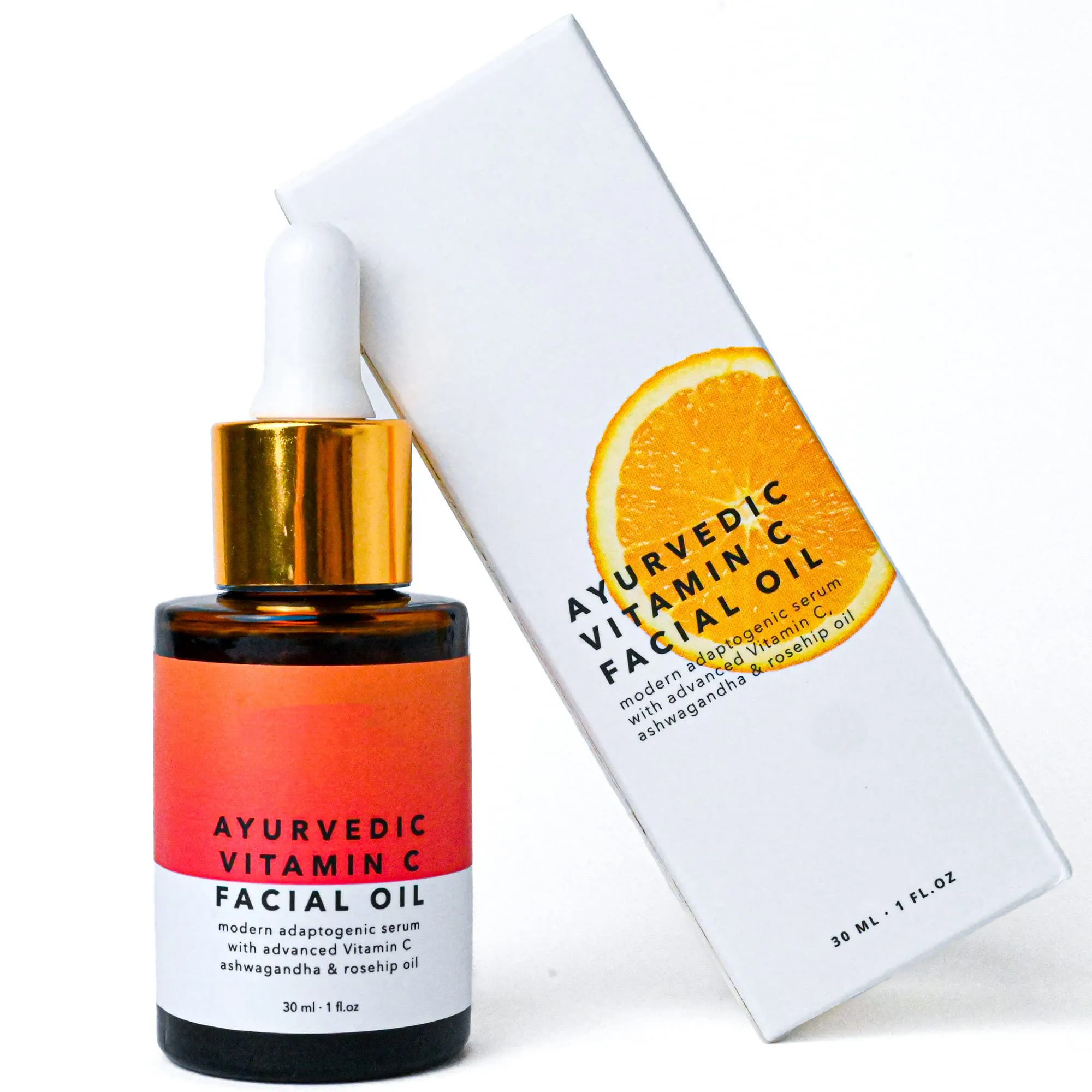 Фото Аюрведическое масло для лица с витамином С, органическое натуральное средство для ухода за кожей, отбеливание, антивозрастное эфирное масло для лица Vc для лица №1