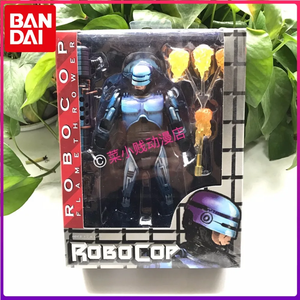 

RoboCop Murphy Game Battle Damage robot 1987 movie gun Anime Game Figurine PVC Action Figure Model Toy 17cm