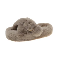 2022 winter fashion soft warm comfort flat fur slipper brand designer slip on loafers mules flip flops casual ytmtloy indoor