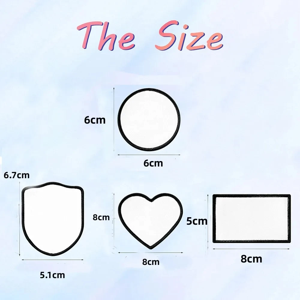 10 шт./набор сублимационные патчи для одежды