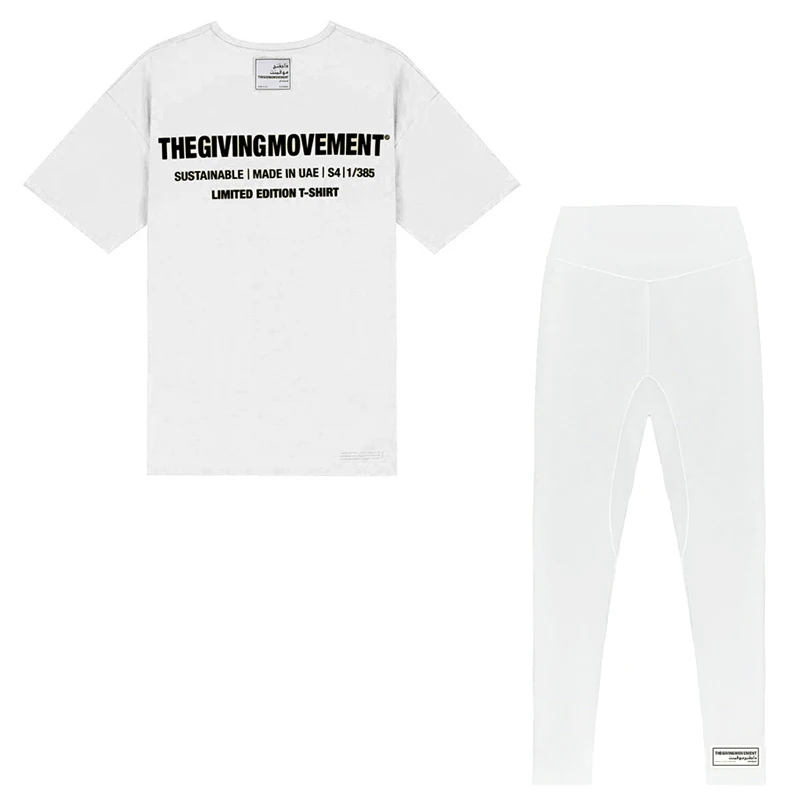 TGM Activewear Suits Short-sleeved Tshirts Oversized Tees and Leggings Yoga Pants Women's Two Piece Sets Workout Running Clothes