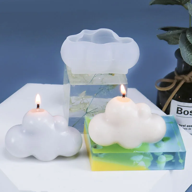 

Clouds Candle Silicone Mold DIY Soap Mold Resin Epoxy Mould Ice Cube Mold Jewelry Mold Handcraft Ornaments Making Clay Mold