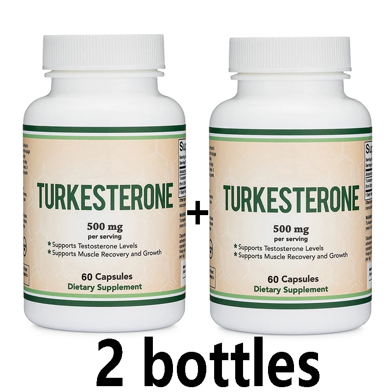 

2 bottles Turkesterone Capsule is used for muscle recovery growth It can increase protein reduce excess fat Healthy food