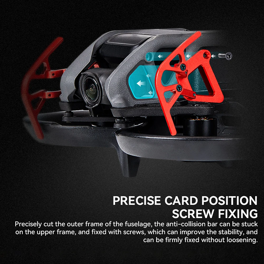 

Карданный бампер Защитная панель из алюминиевого сплава Защита объектива камеры Противоударная износостойкая для аксессуаров DJI Avata