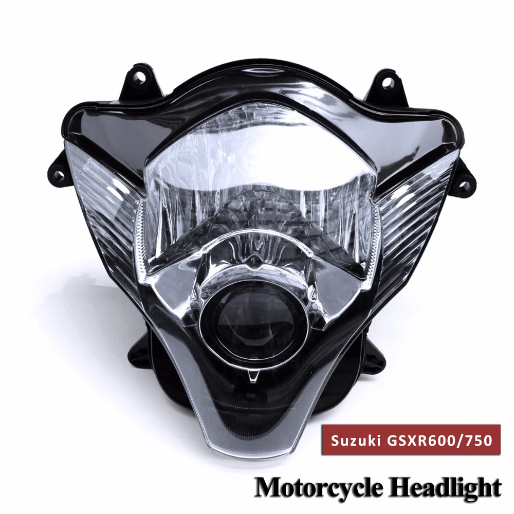 

Для Suzuki GSXR600/750 2006-2007 K6 GSX-R750 мотоциклетный Прозрачный передний налобный фонарь