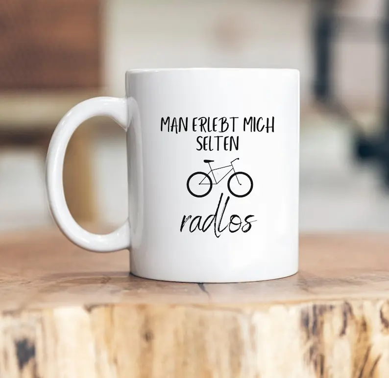 

You Rarely See Me Without A Bike - Cup - Gift - Cyclist - Triathlon - Colleague - Friend - Bicycle - Bicycle Engineer - Engineer