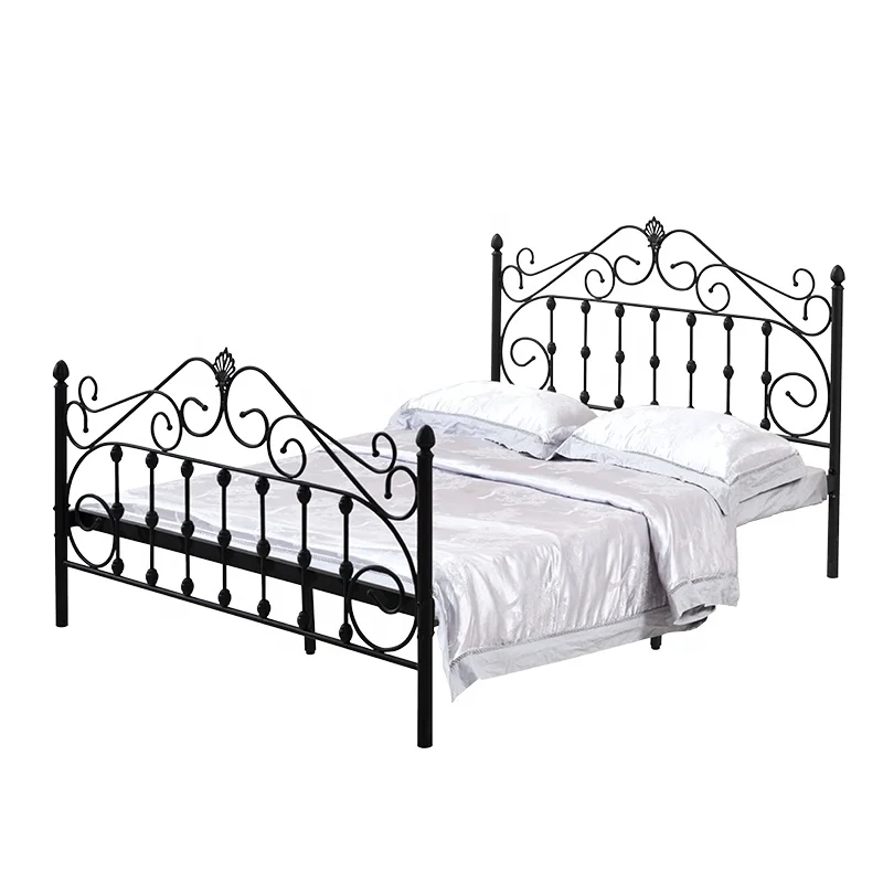 Hotel Dormitory Bedroom Furniture Metal Iron Single Bed