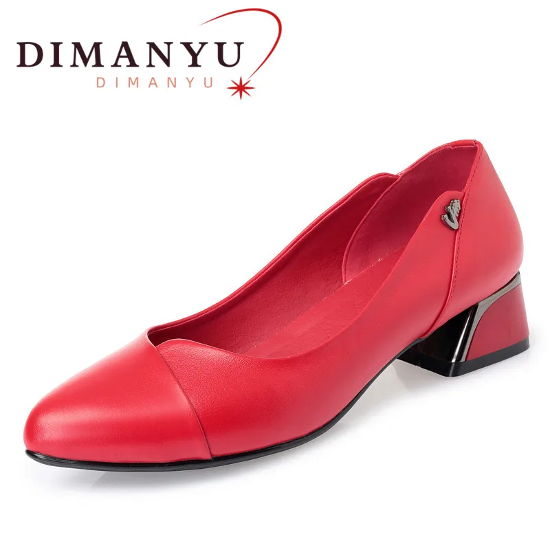 DIMANYU модельная женская обувь 2024 весенняя новая модная из натуральной кожи