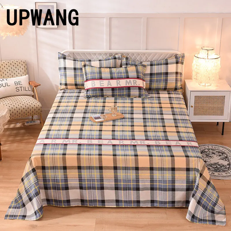 

100% хлопок, постельное белье, простыня с геометрическим рисунком, пылезащитное постельное белье, плоская простыня CD36