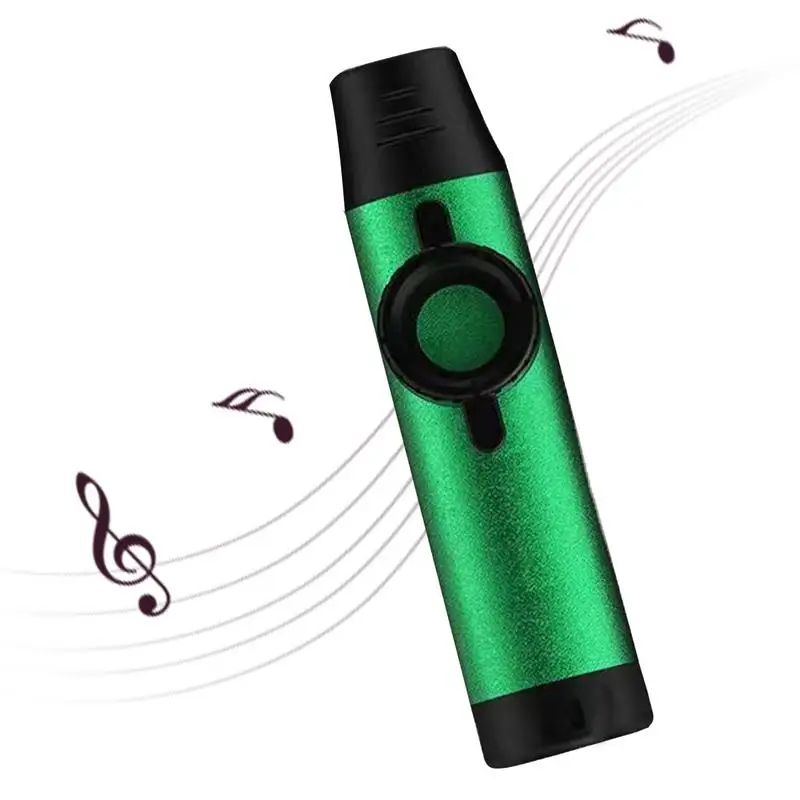 

Kazoo для взрослых высокая прочность переменный голос алюминиевый Kazoo силиконовый чехол на голову хороший подарок для детей хороший компаньо...