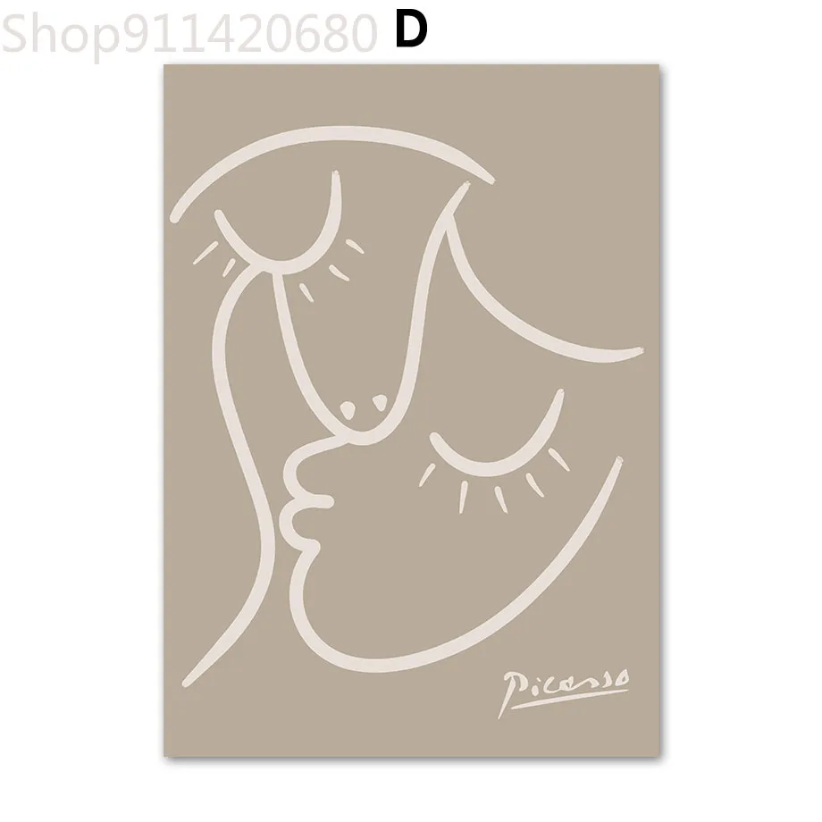 

Абстрактные постеры Matisse Picasso с голубями