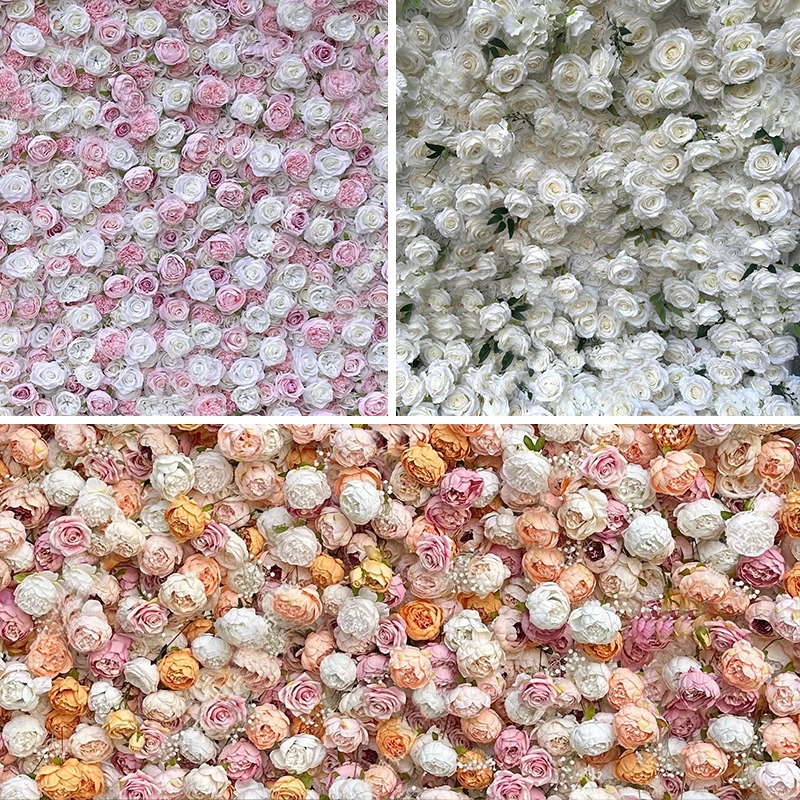 Свернутая ткань для штор на свадьбу цветочная стена фоновые украшения приема