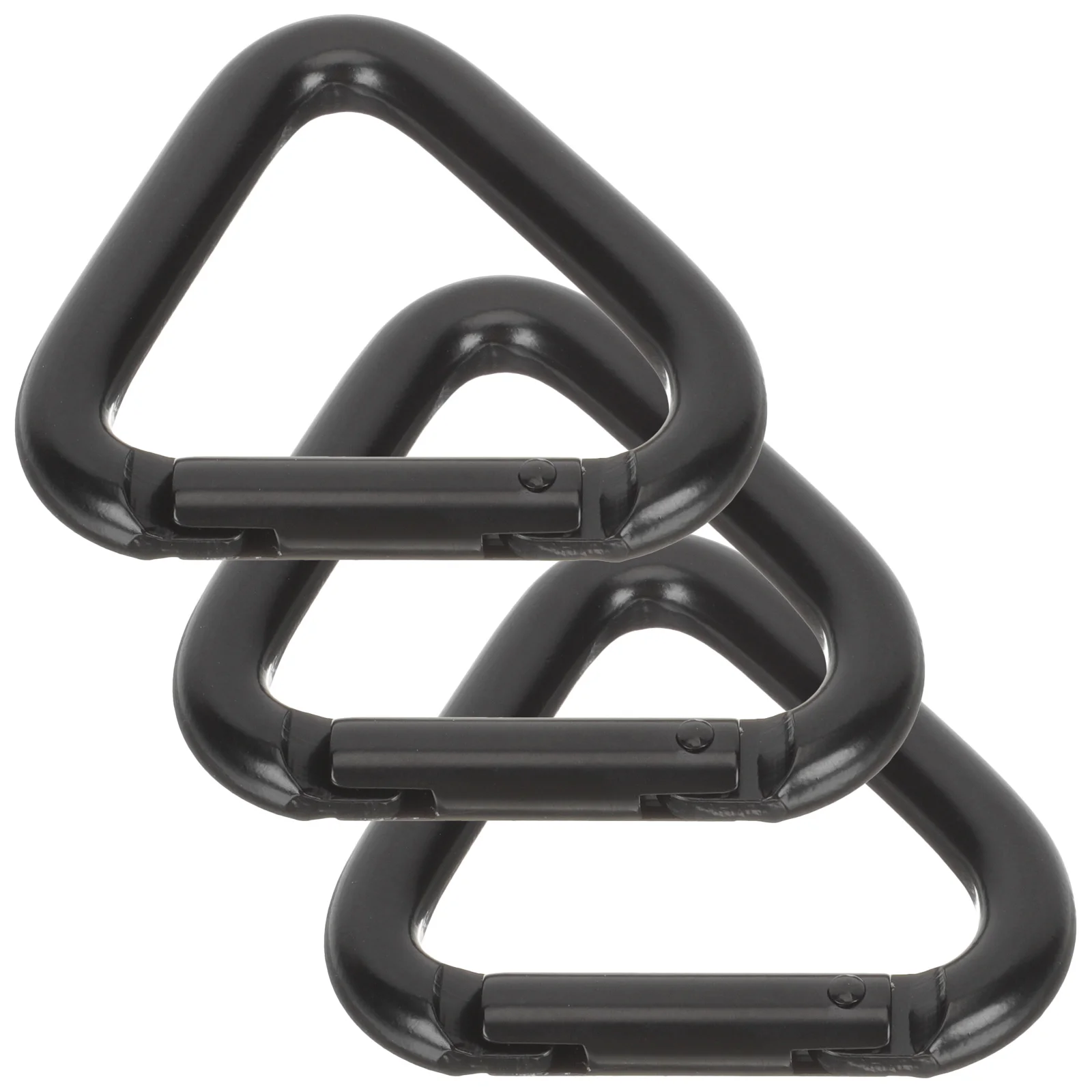 

3Pcs Triangle Climbing Buckle Heavy Duty Carabiner Clip Climbing Buckle Metal Carabiner Clip