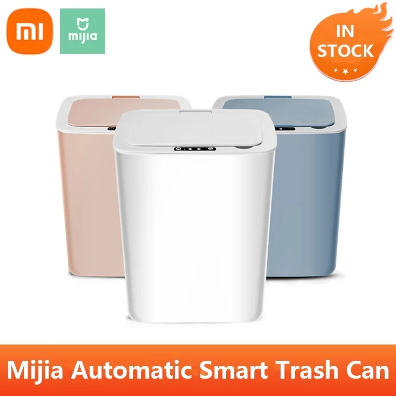 14L Xiaomi Mijia Smart Sensor Trash Can Electronic Automatic Household Bathroom Toilet Waterproof Narrow Seam Sensor Trash Bin