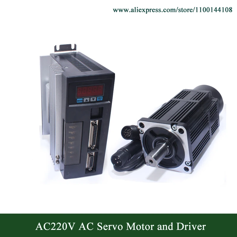 

90ST-M03520 AC220V 3.5N.M 730W 2000rpm AC Servo Motor And Driver With 3m Cable