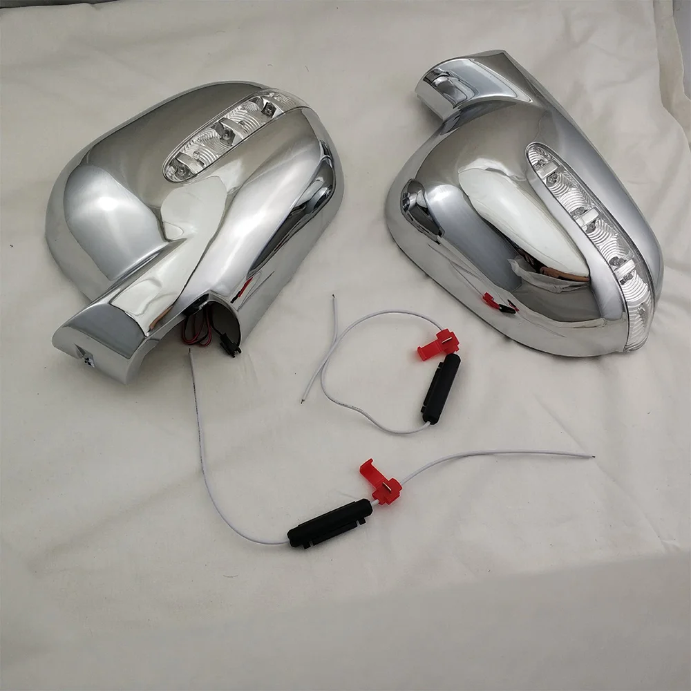 

Чехлы для автомобильных зеркал заднего вида со светодиодный кой для Mercedes-Benz M-Class W163 ML 1997-2005