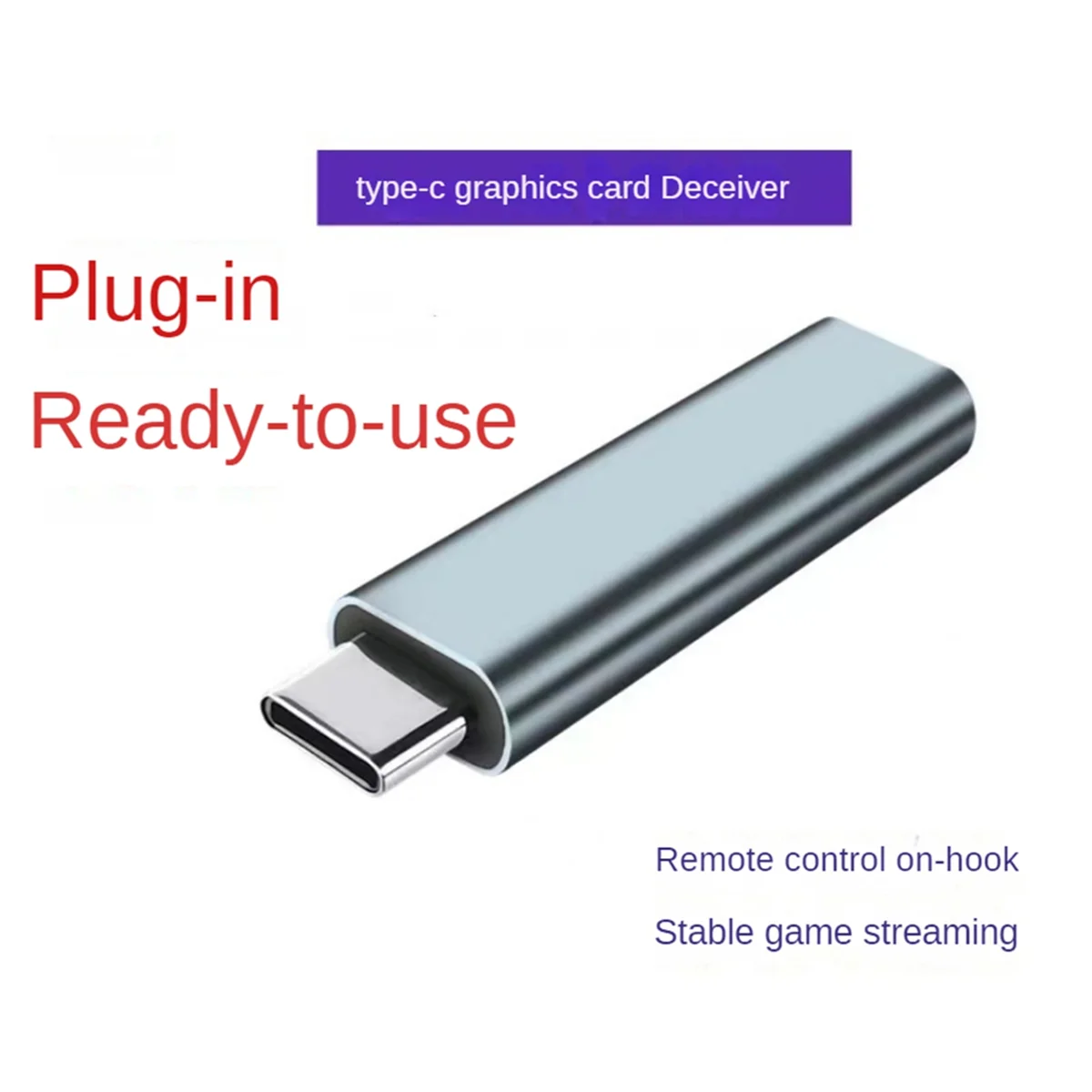 Адаптер виртуального дисплея USB Type-C DDC EDID заглушка безголовый эмулятор призрака