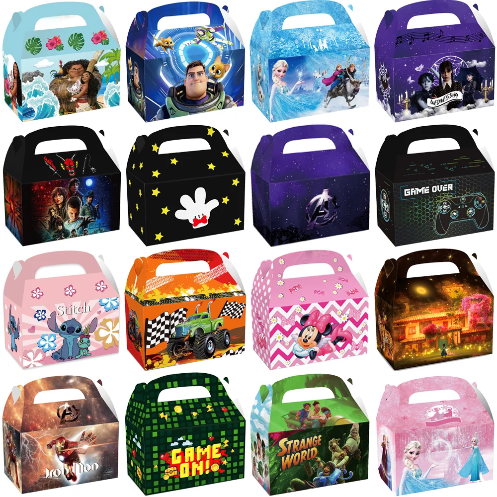 Kids Party Decoration Baby Shower Paper Candy Bag Girl Boy Birthday Party Supplies