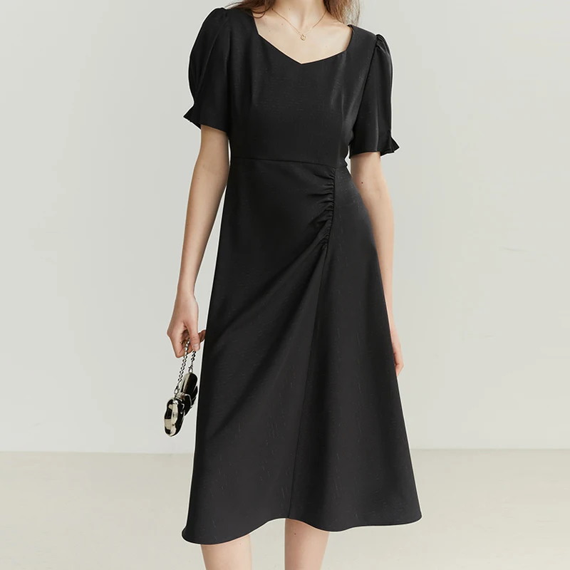 Женское платье EVNISI розового цвета из полиэстера