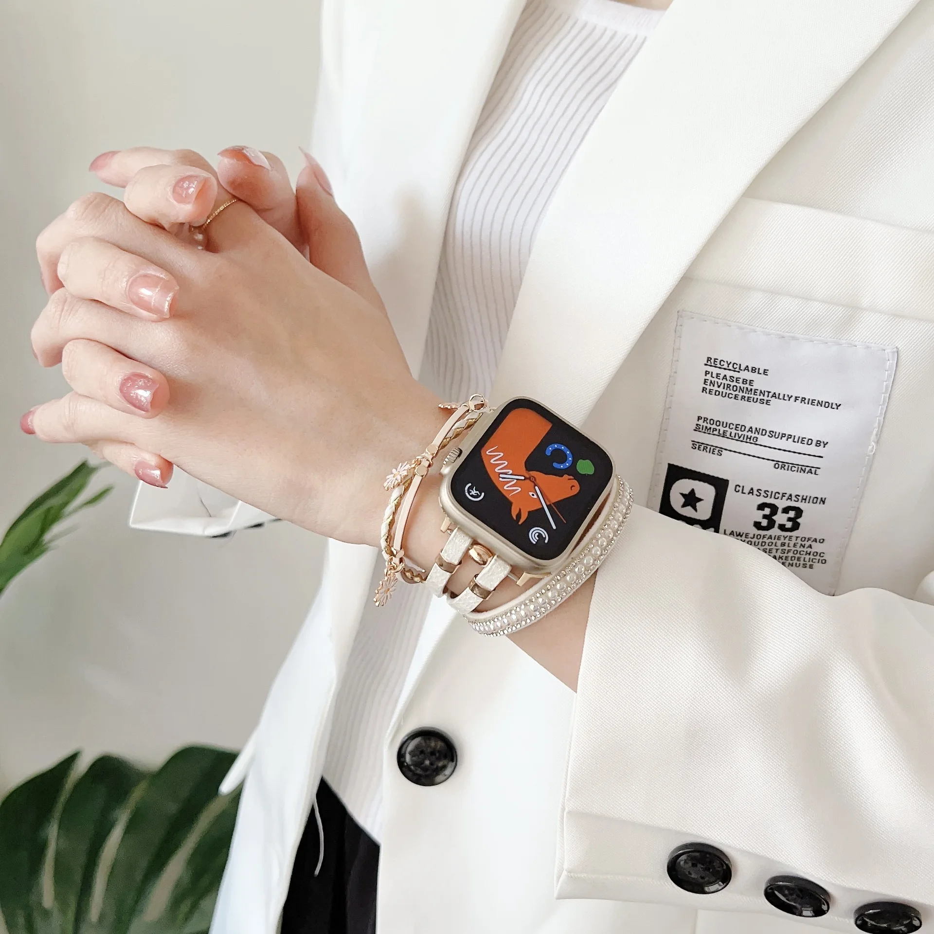 Women Metal Strap For Apple Watch Series Ultra 8 7 6 se Bracelet iWatch 49mm 45mm 41mm 40mm 44mm Band Wristband Belt Accessories