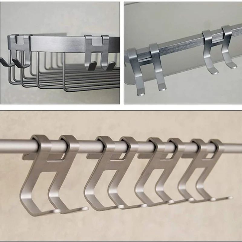 H-образный Космический алюминиевый дверной крючок подвесная вешалка для