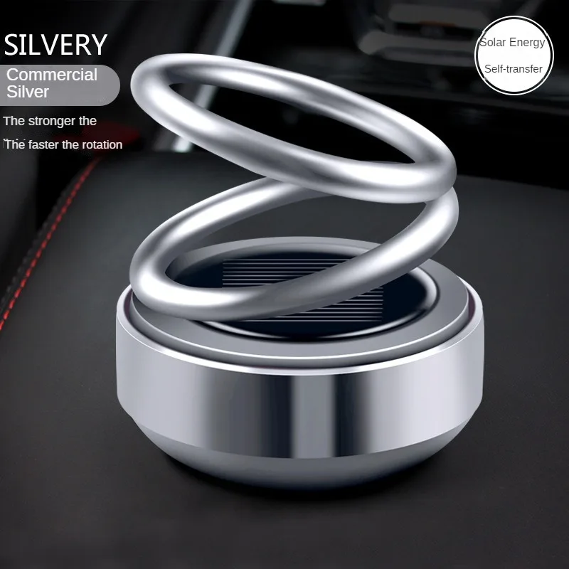 Olar Energy с двойным кольцом подвеска вращающаяся автомобильная ароматерапия