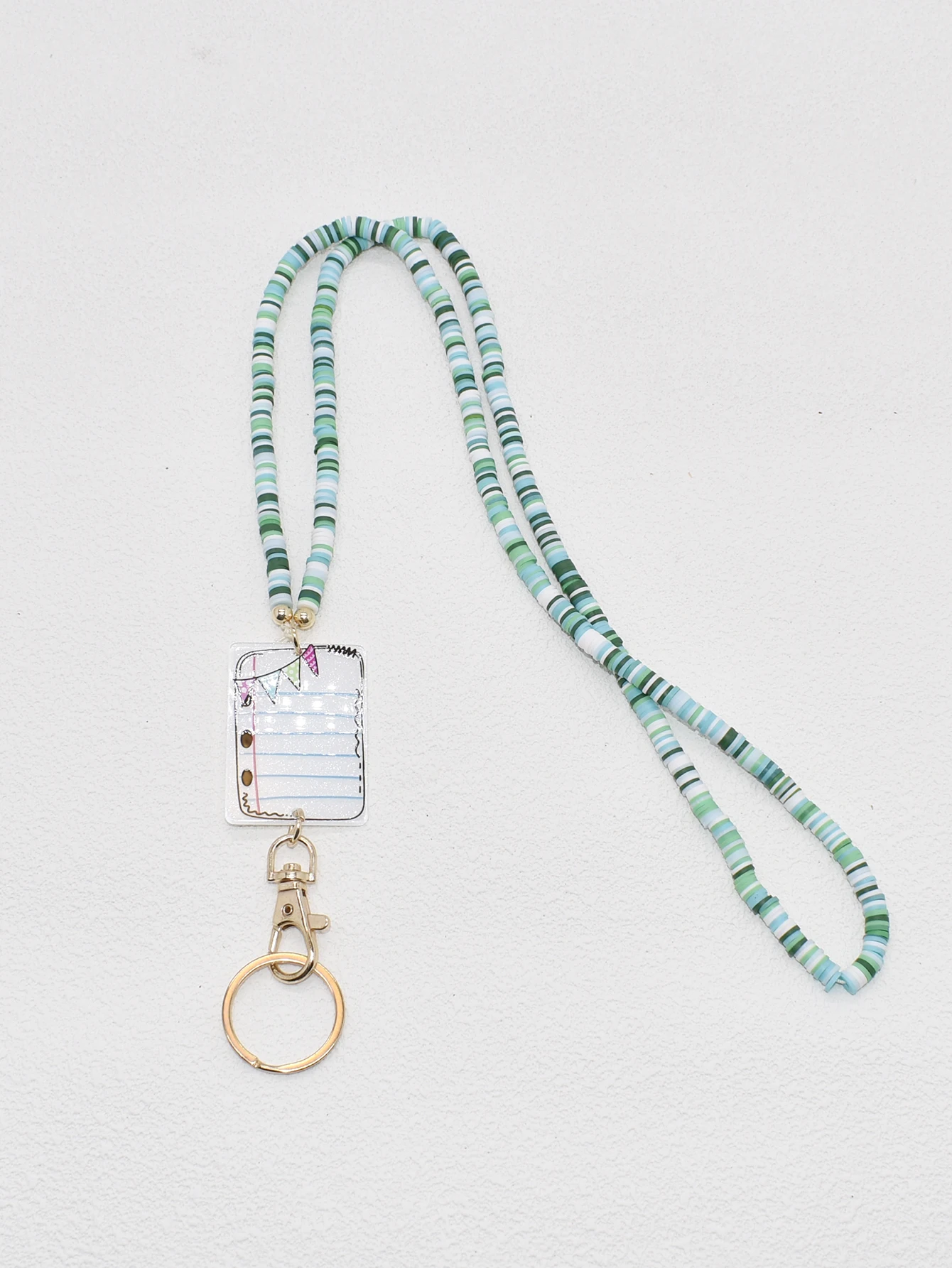 Б ​ Красочные бусины Heishi в стиле oho брелки-ремешки с подвеской виде яблока для