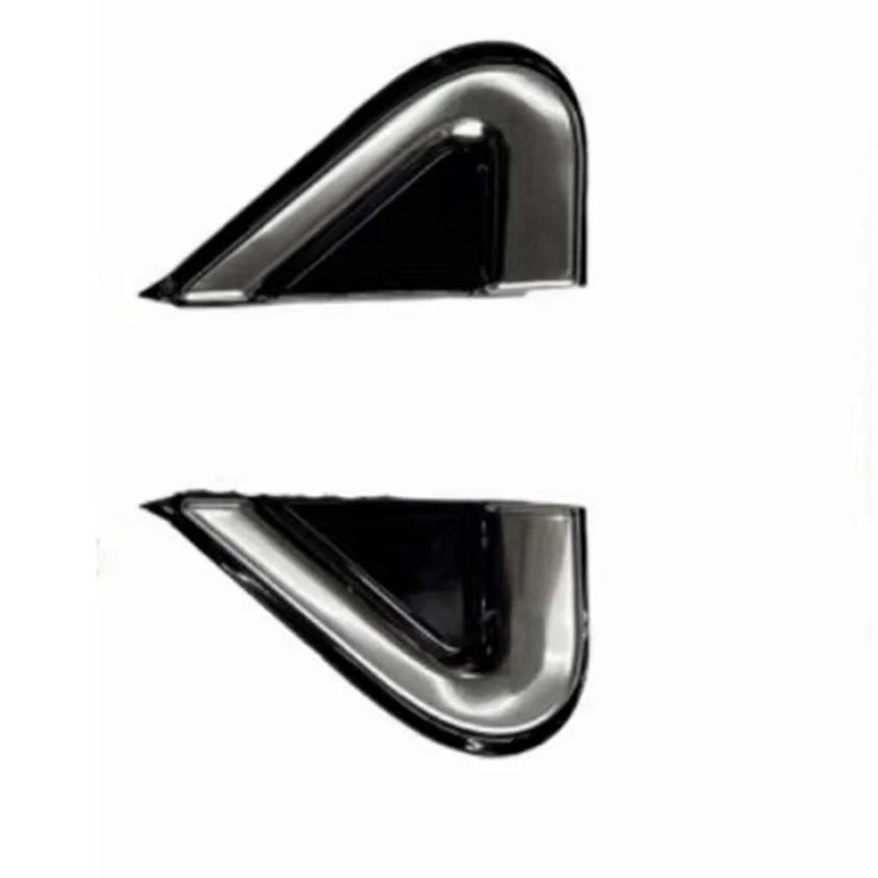 Автомобильная Хромированная передняя Треугольная пластина треугольная