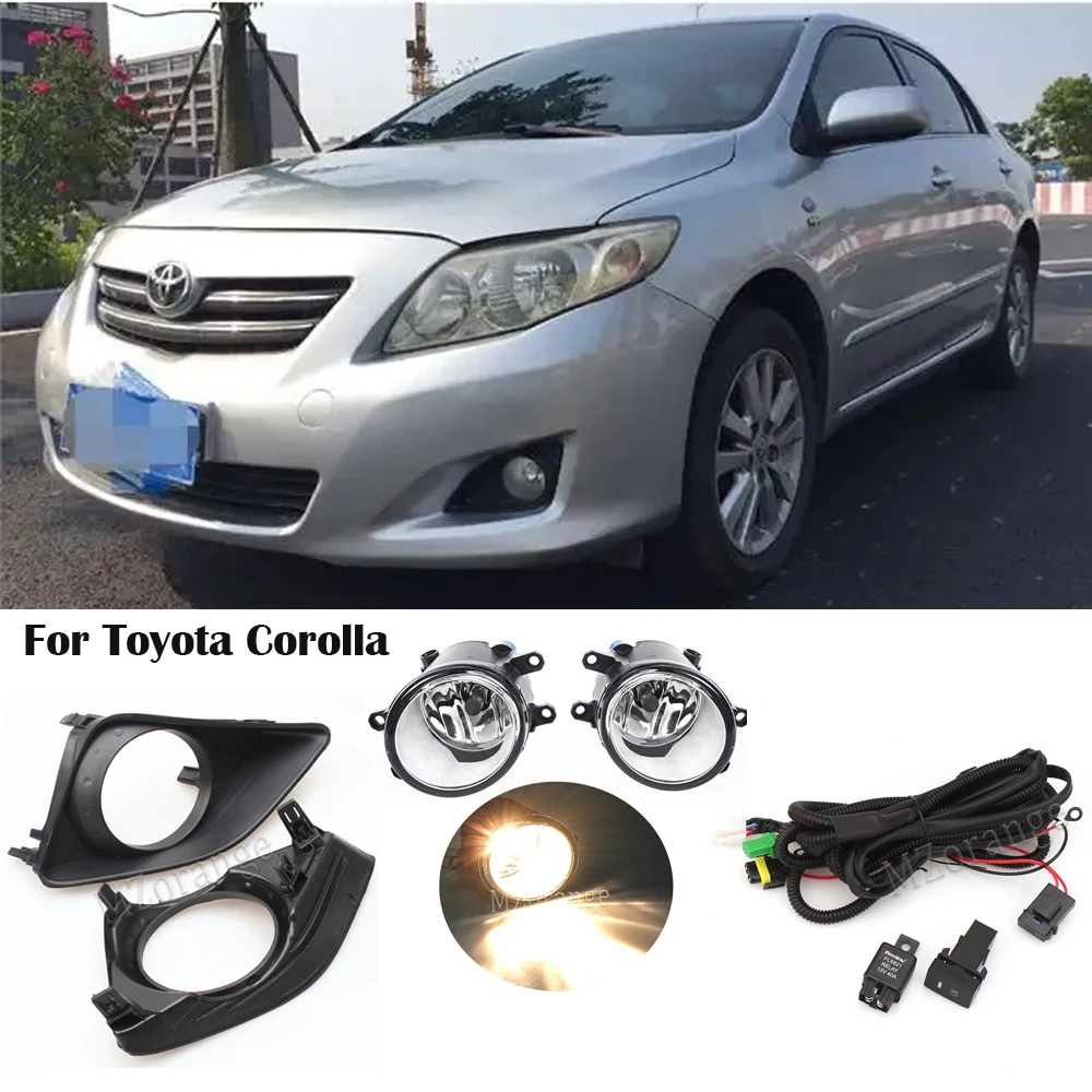Автомобильные противотуманные фары для Toyota Corolla 2008 2009 2010 галогенный