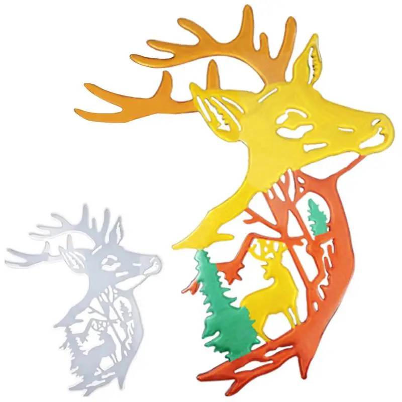 

Deer Head Silicone Mold Animal Silicone Molds Animal Head Epoxy Casting Mould For Wall Hangings Mount Decor DIY Craft Making