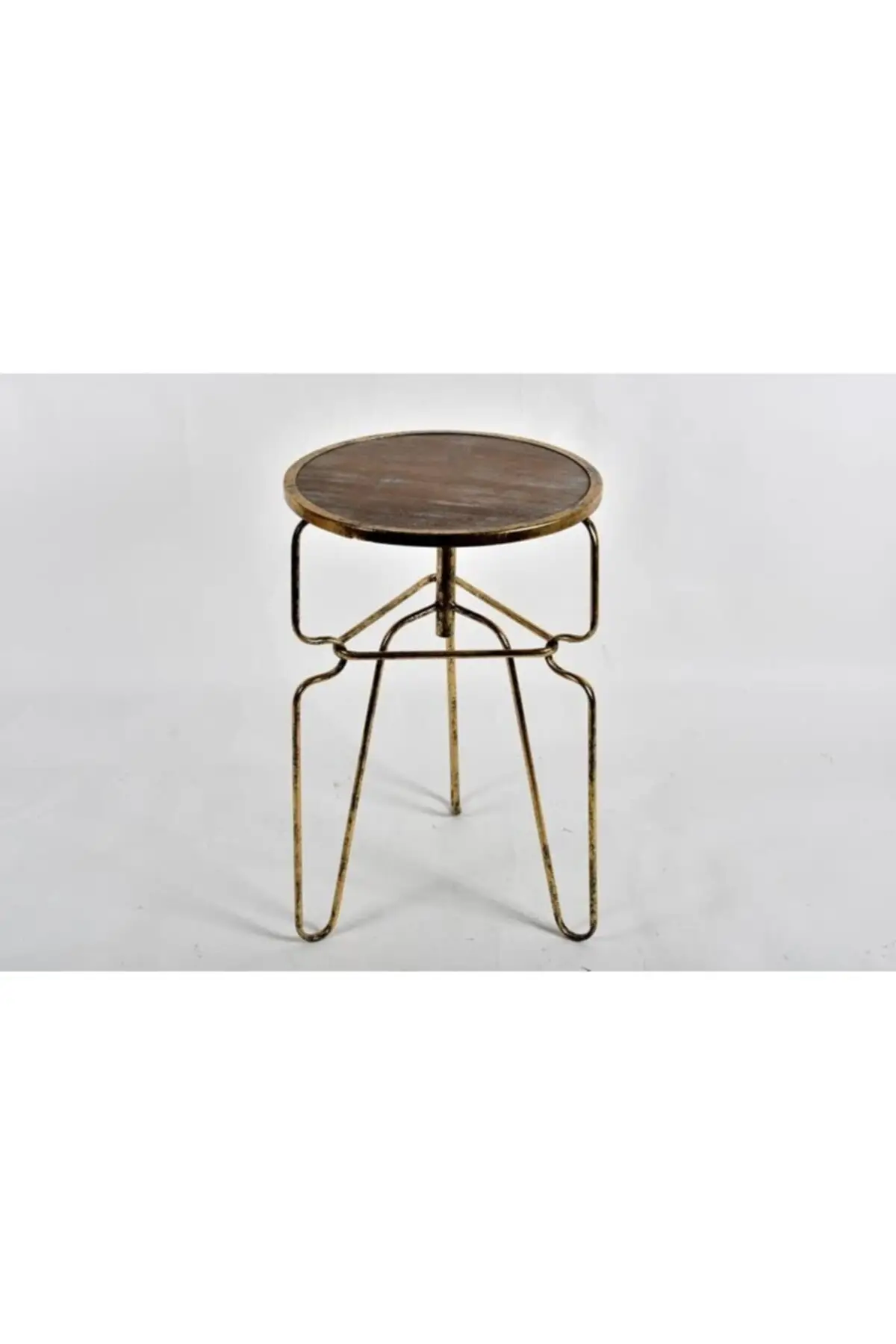 

Setabıanca Marble Coffee Table Verona Wood 45*45*66cm