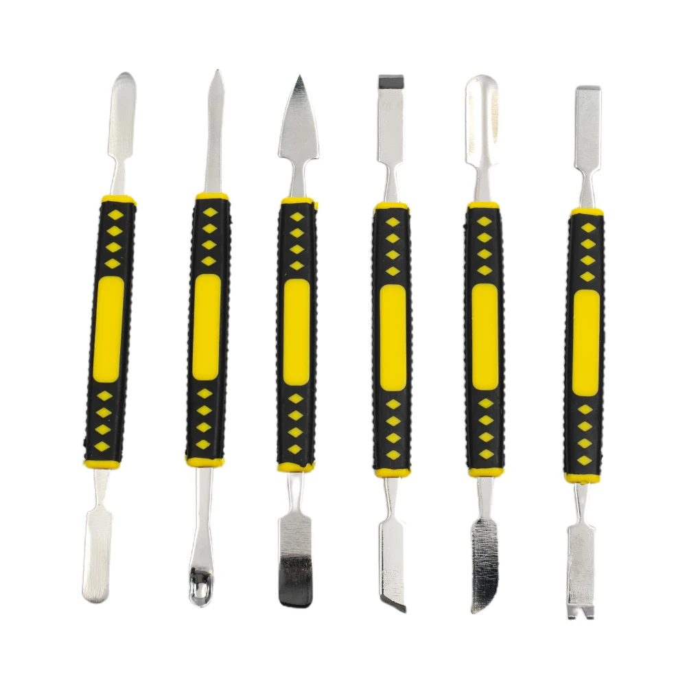 

Crowbar Hand Tool Electronic Repair For Home Appliance Metal Crowbar Set 6pcs Disassemble Tool Multi Phone Watch Battery Opener