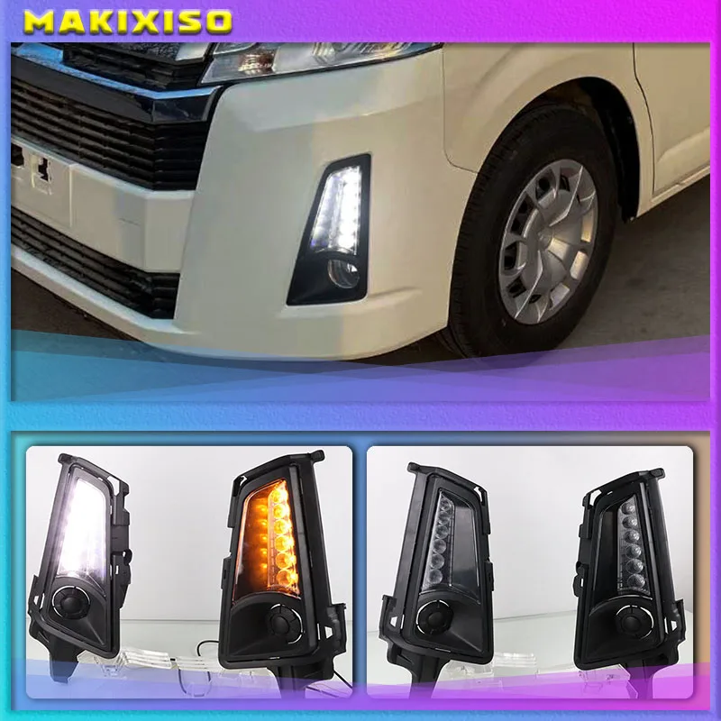 2 шт. динамический желтый сигнал поворота 12 В автомобильная лампа DRL светодиодные