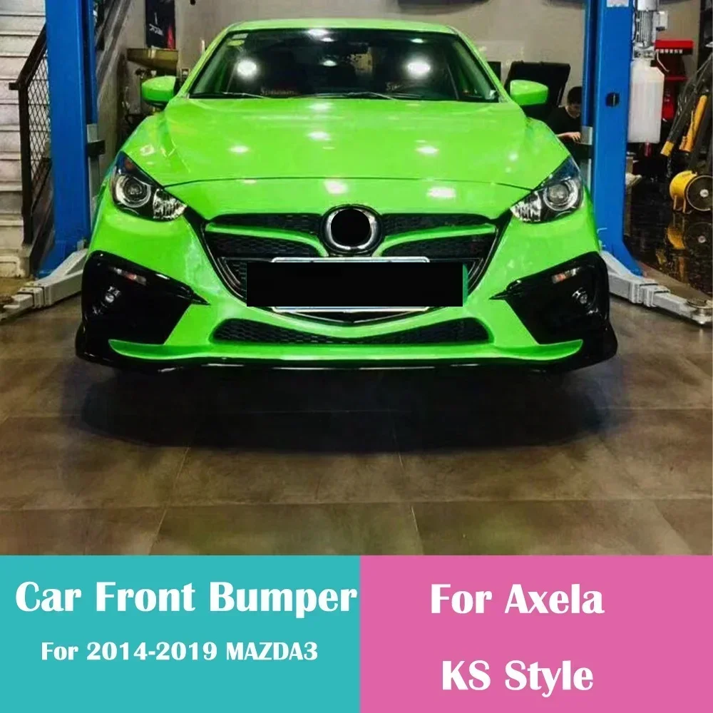 Автомобильные бамперы для Mazda 3 Axela KS 2014-2019 передний бампер обвес автомобиля MAZDA