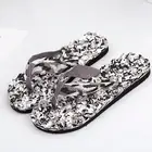 Сандалии на танкетке для мужчин и женщин, простые шлепанцы на толстой подошве, тапочки для дома, лето 2020